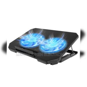 Adjustable Laptop Stand With Cooling Pad - thumbnail 2