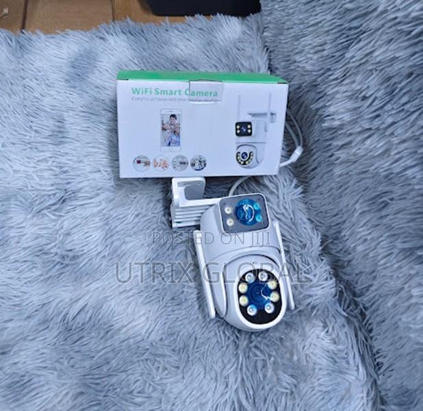 Icsee Dual Lens Ptz Camera Crystal Night Vision