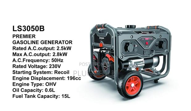 Premier Gasoline-Powered Generator Model Ls3050b. 2.5kw