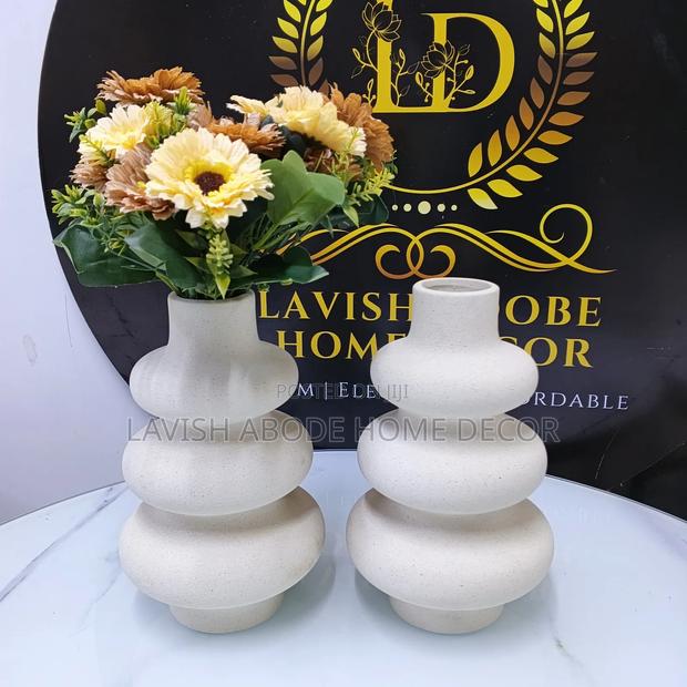 Spiral Flower Vase Boho Decor Matte Textured