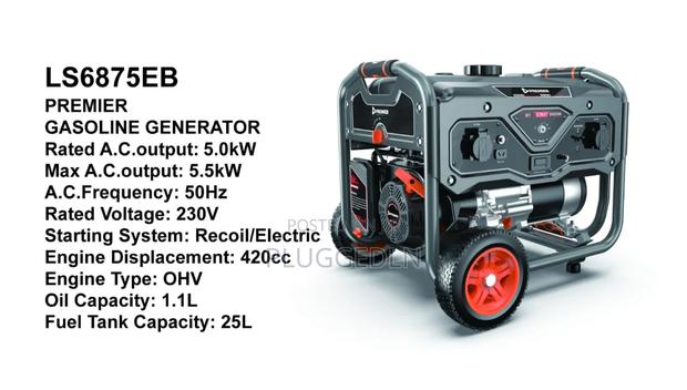Premier Ls6875eb Gasoline Generator. 5.5kw - main view