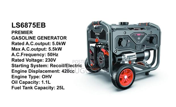 Premier Ls6875eb Gasoline Generator. 5.5kw - thumbnail 3