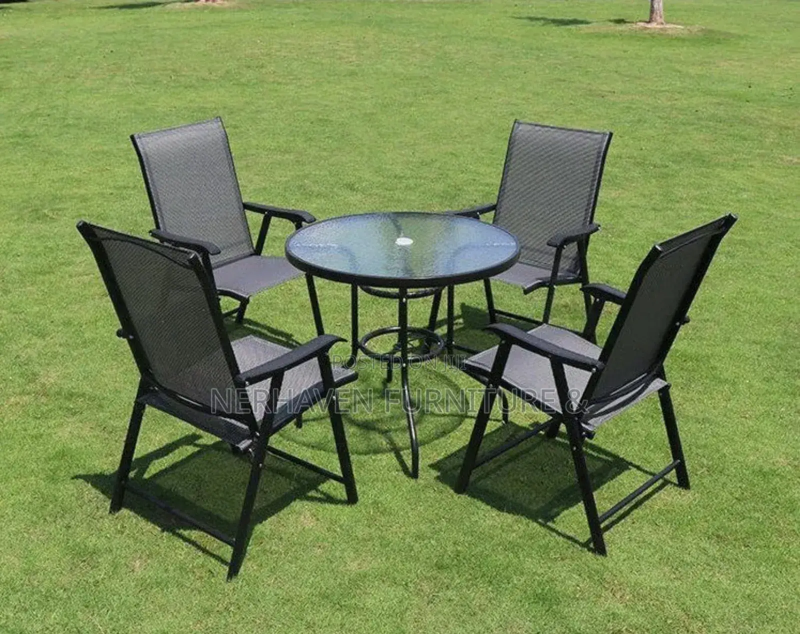 Durable 4 Seater Outdoor Dining Table and Chairs in Kenya
