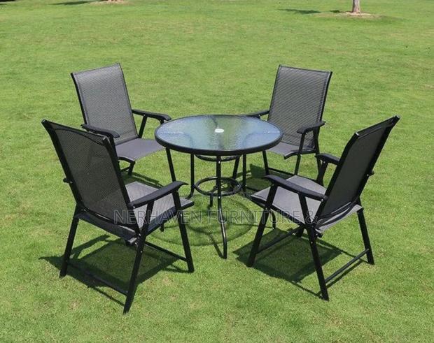Durable 4 Seater Outdoor Dining Table and Chairs in Kenya
