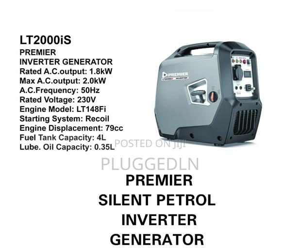 Premier Lt2000is Silent Petrol Inverter Generator. - main view
