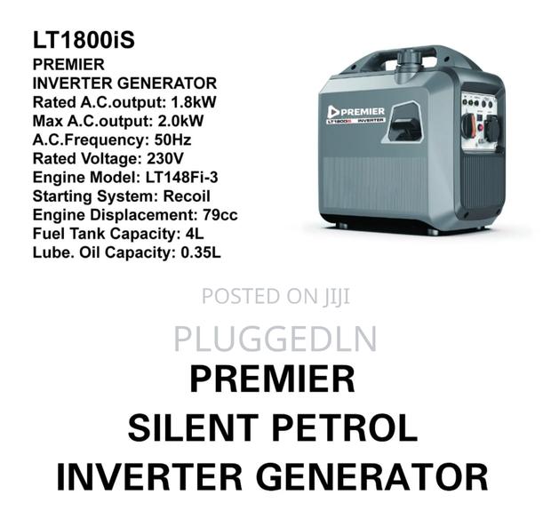 Premier Lt1800is Silent Inverter Generator,Maximum Output 2.0kw - main view