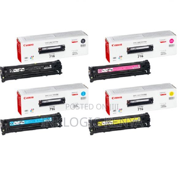 Genuine Canon 716 B/C/Y/M Cartridges