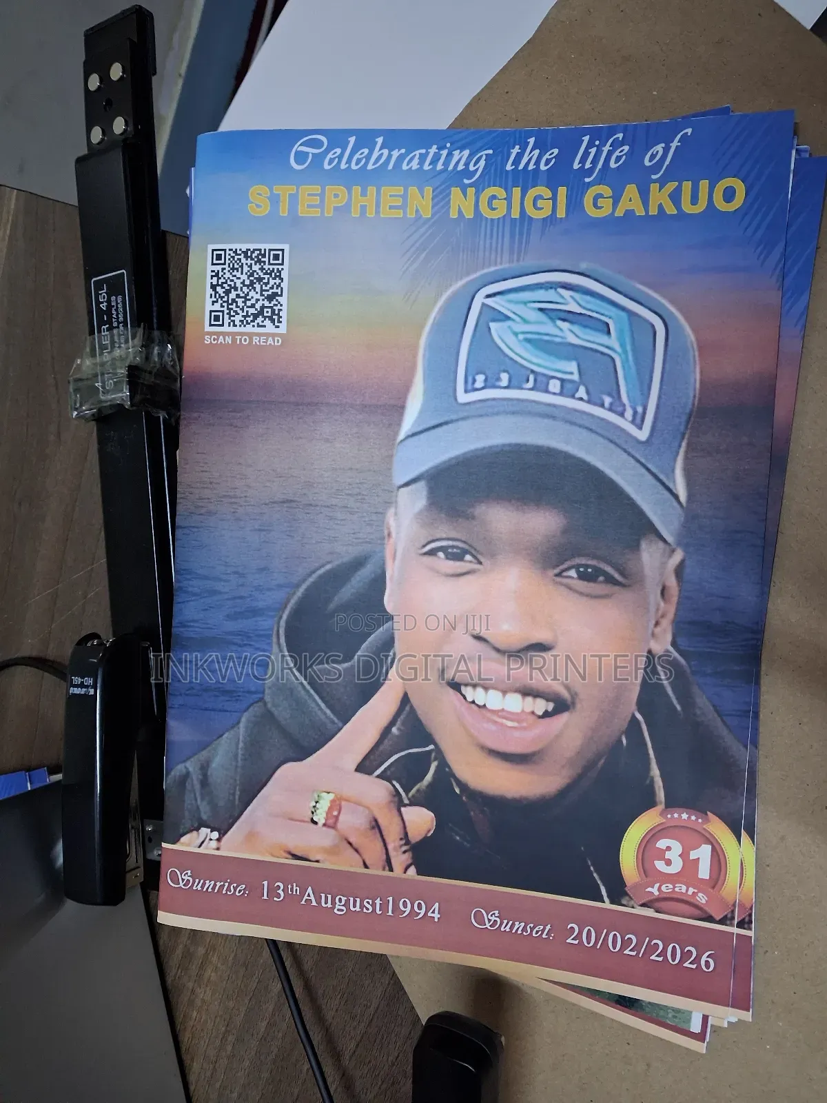 A3 Eulogies Design and Print