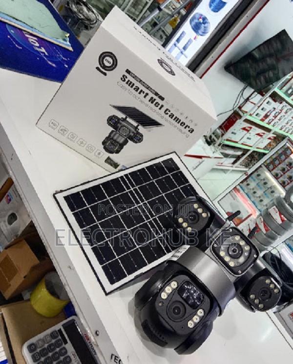 4g V380pro Tripple Lens Solar Camera Remote Viewing - main view