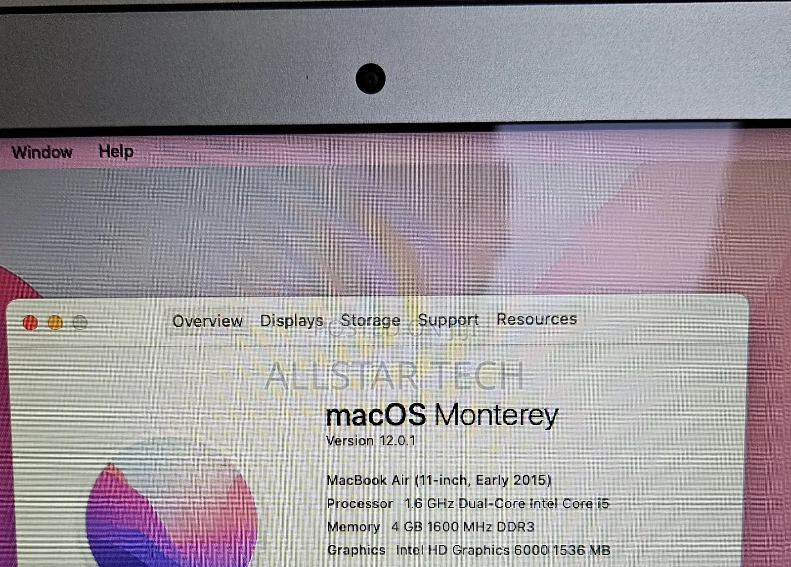 Laptop Apple MacBook Air 2015 4GB Intel Core i5 SSD 128GB