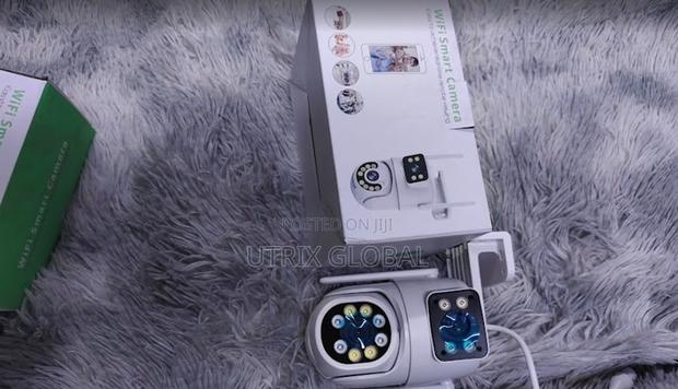 Icsee Wifi Dual Lens Ptz Camera Wide Angle