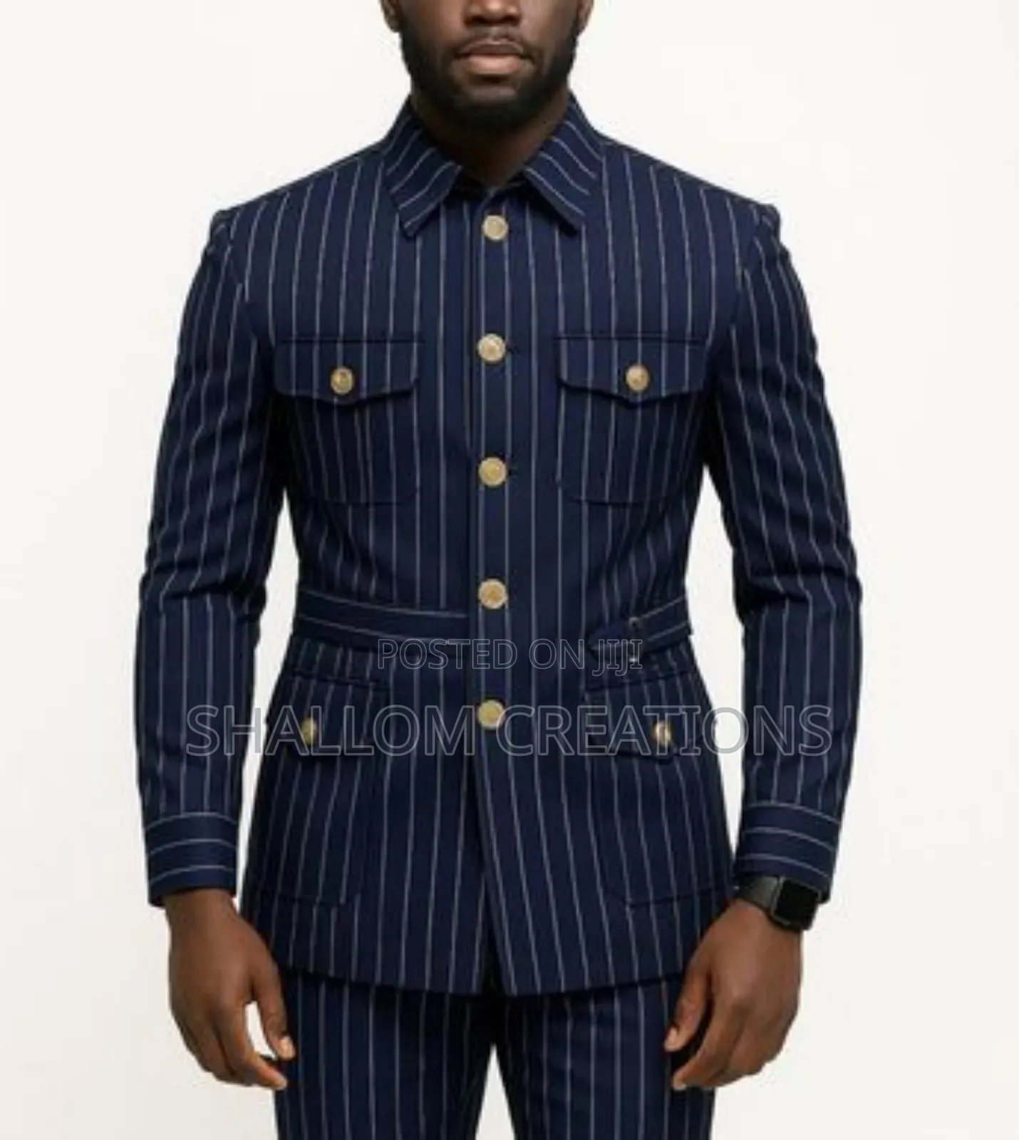 Pin Stripe Kaunda Suits