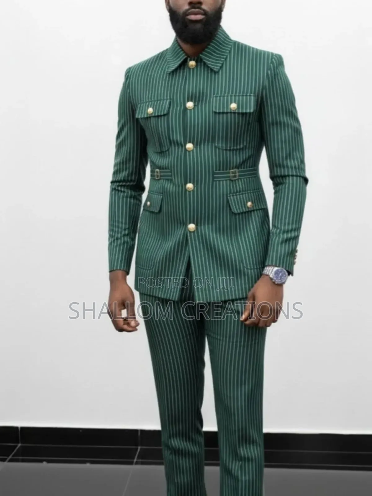 Pin Stripe Kaunda Suits