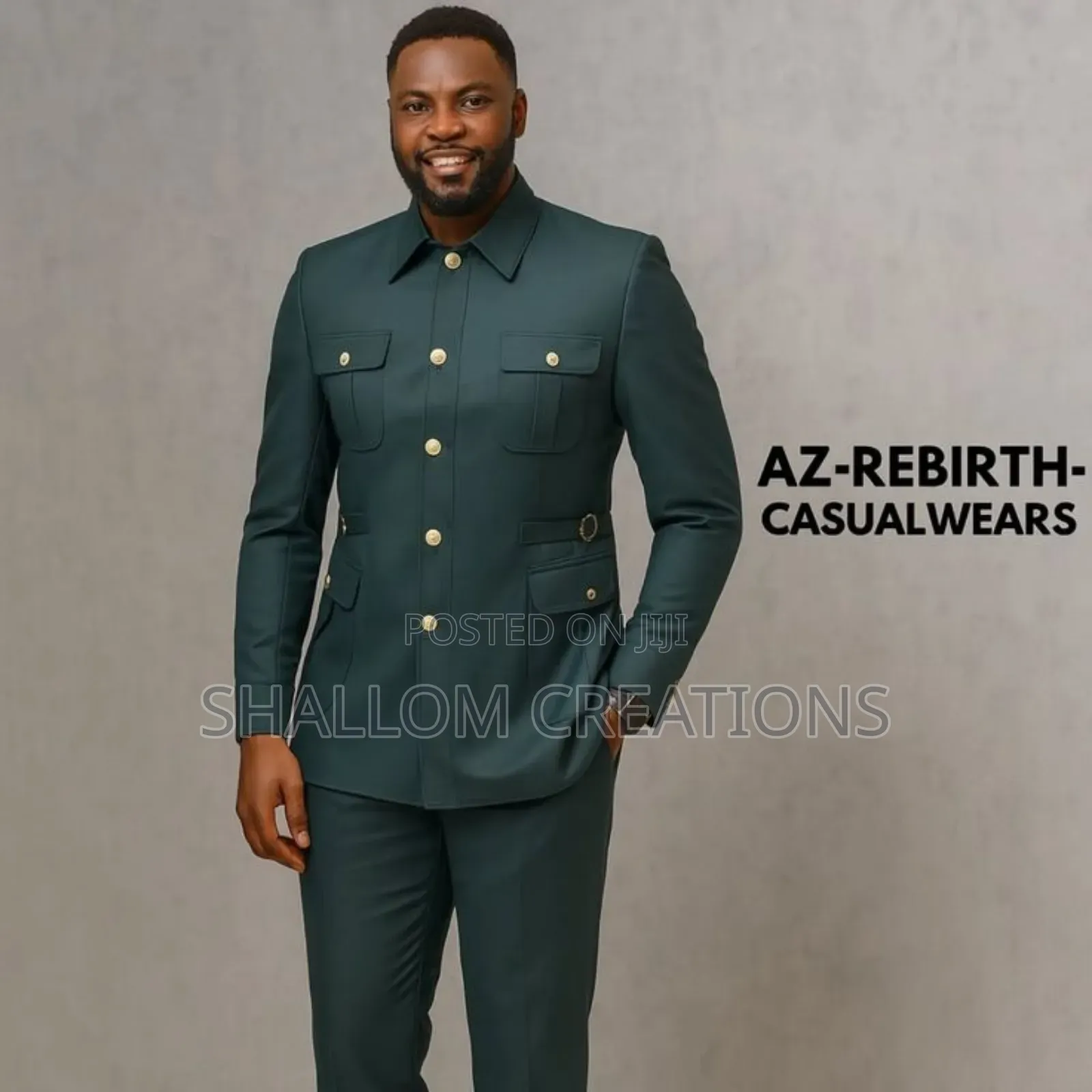 Pin Stripe Kaunda Suits