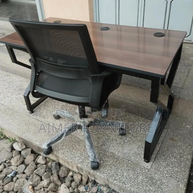 Home Office Table And Midback Chair