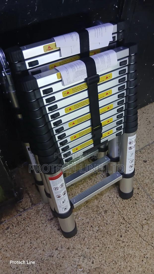 3.8m Telescopic Single Aluminum Ladder - main view