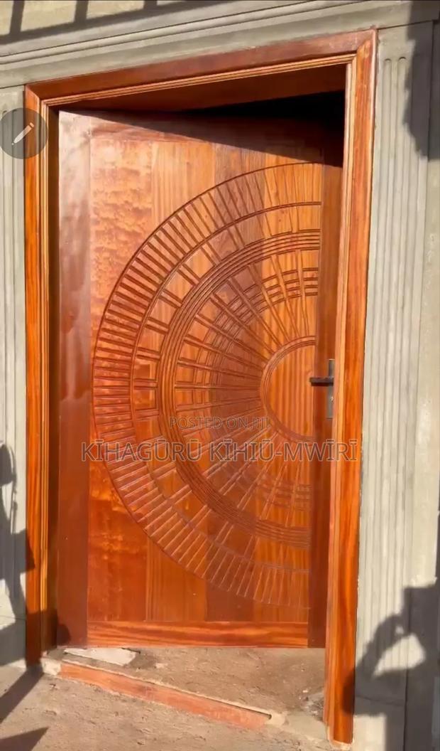 Mahogany Security Door - main view