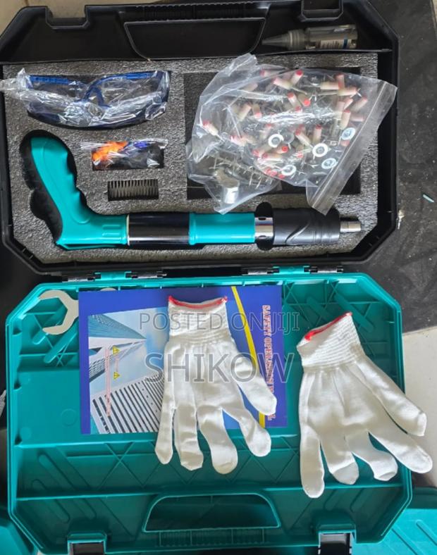 Concrete Nail Gun Complete Kit – Ready to Work