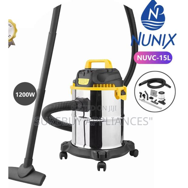 Nunix 15 L Wet Dry Suction Vacuum Cleaner