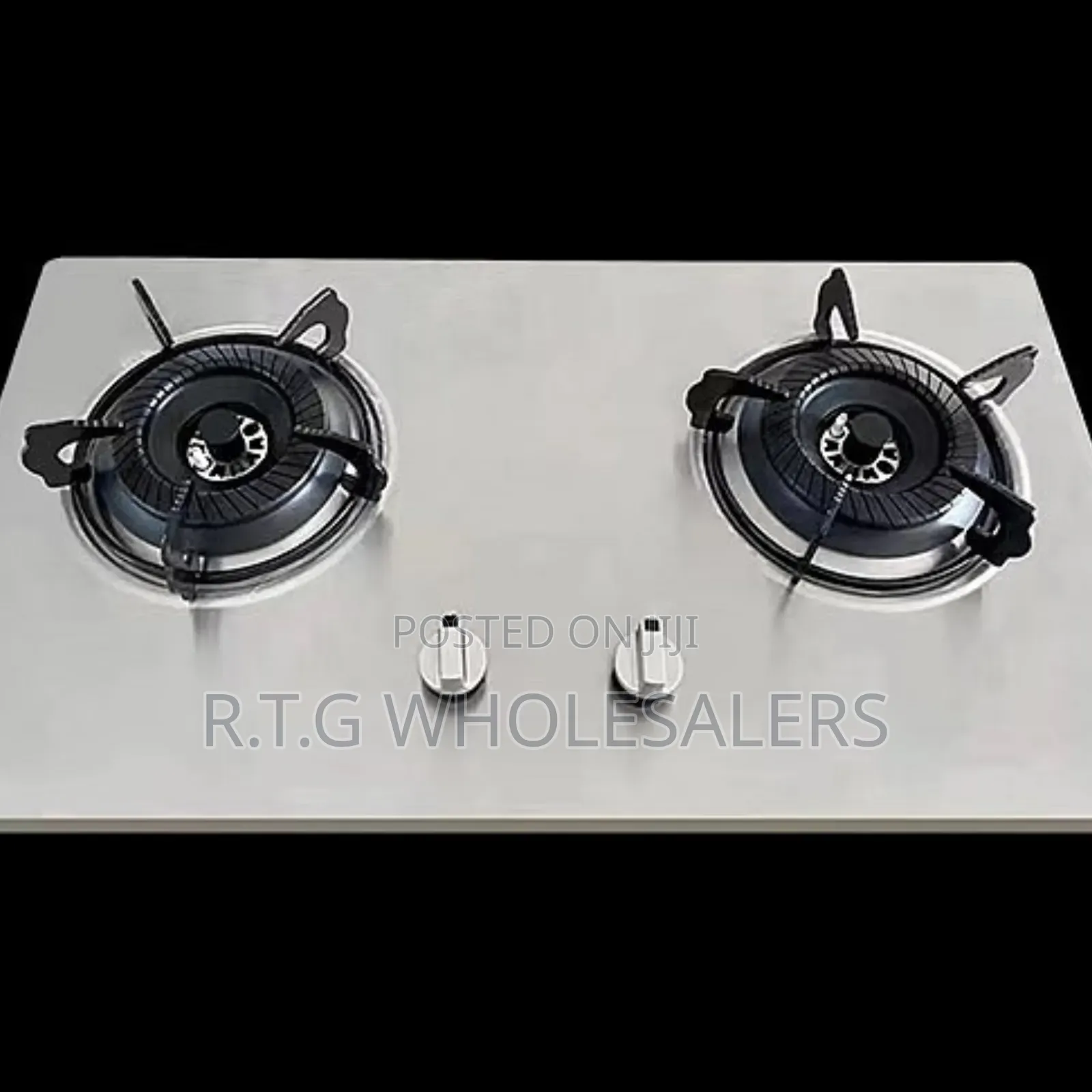 Amaze 2‐Burner Gas Hob Cooker – Durable Stainless Design