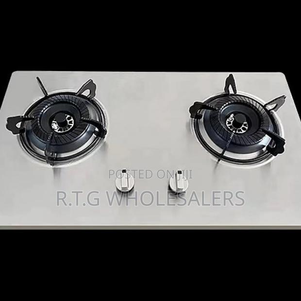 Amaze 2‐Burner Gas Hob Cooker – Durable Stainless Design