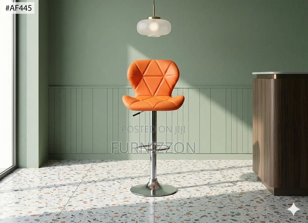 Modern Kitchen Bar Stool With Backrest