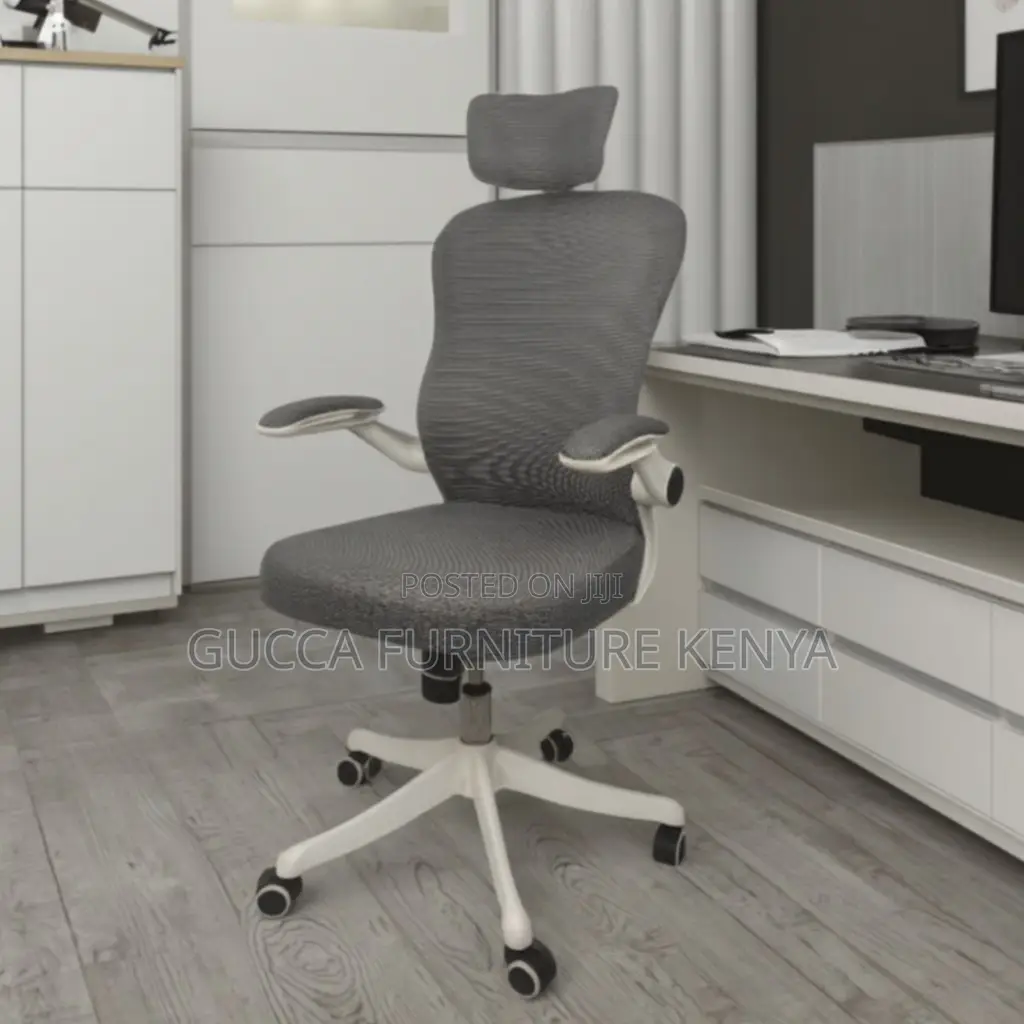Ergonomic High Back Mesh Chair With Flip Armrest