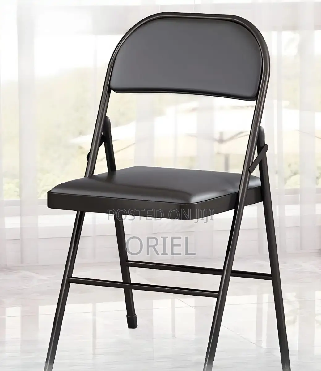 Office Chair : Metal Foldable Padded Office Study Chair