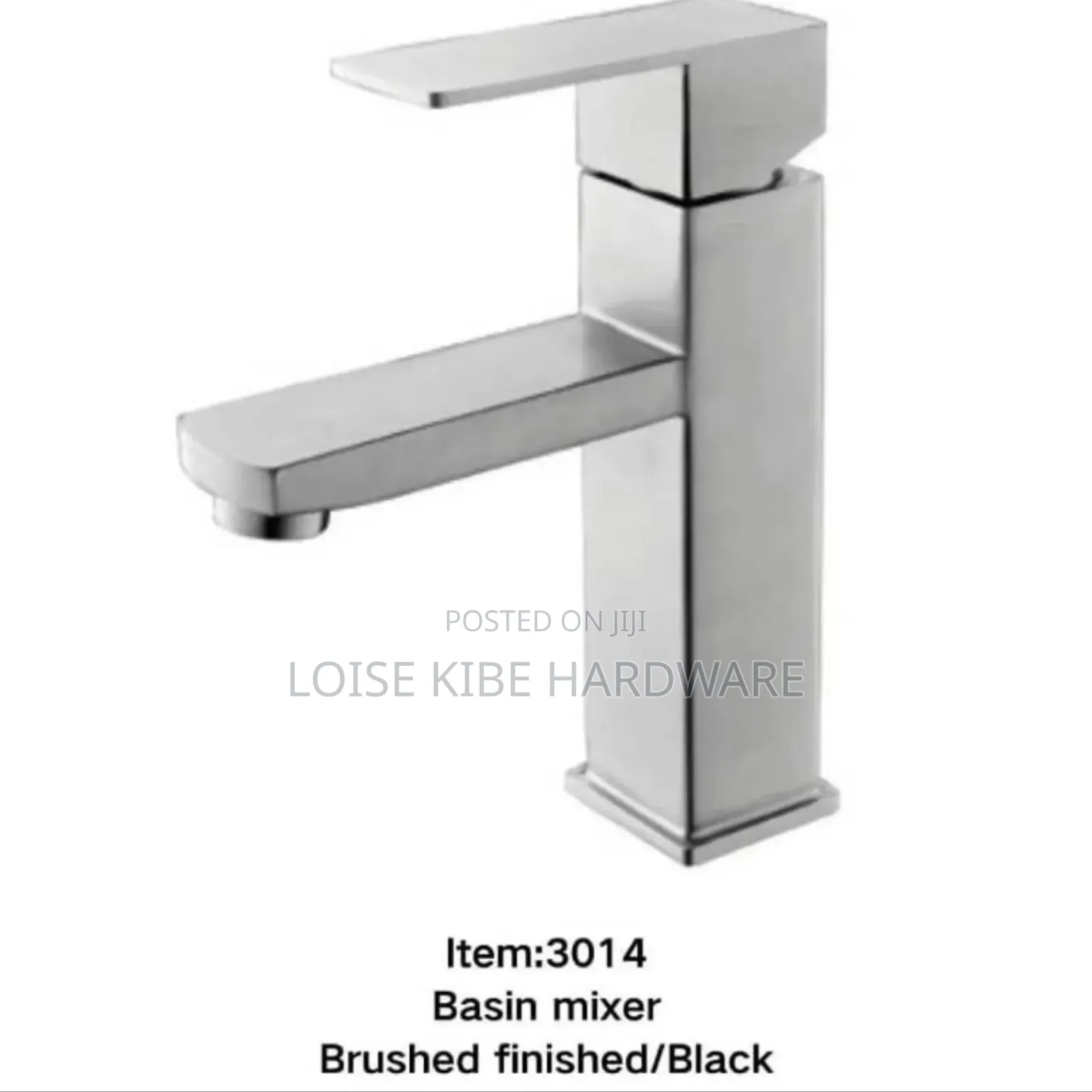 Basin Mixer Brushed Finished/Black