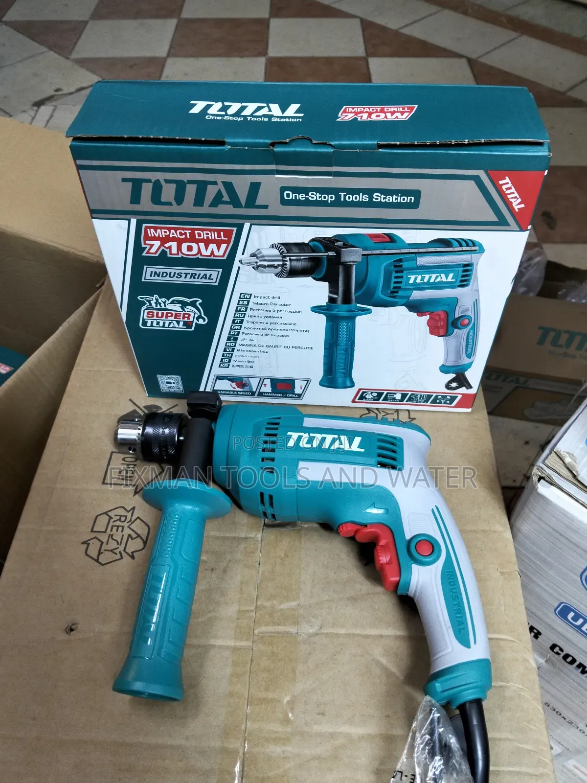 Total Impact Drill 710 Watts 240 V Best For Mason And Wood Work