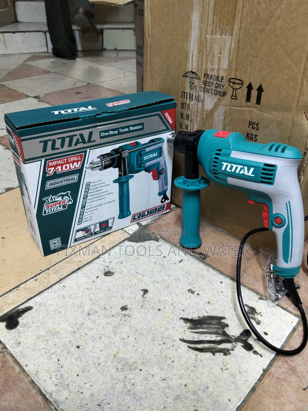 Total Impact Drill 710 Watts 240 V Best For Mason And Wood Work