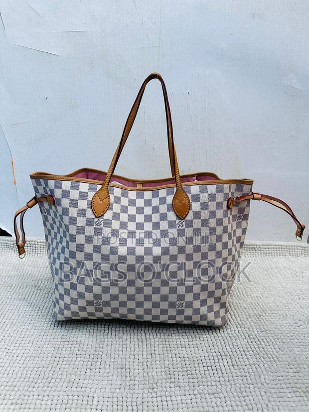 Authentic Louis Vuitton Neverfull Gm Damier Azur Tote Bag