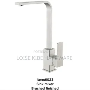 Sink Mixer Brushed Finished Silver