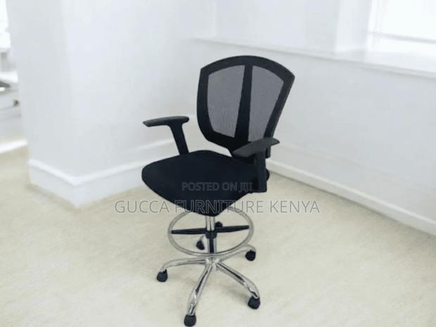 Executive High-back Cashier Mesh Office Chair - thumbnail 6