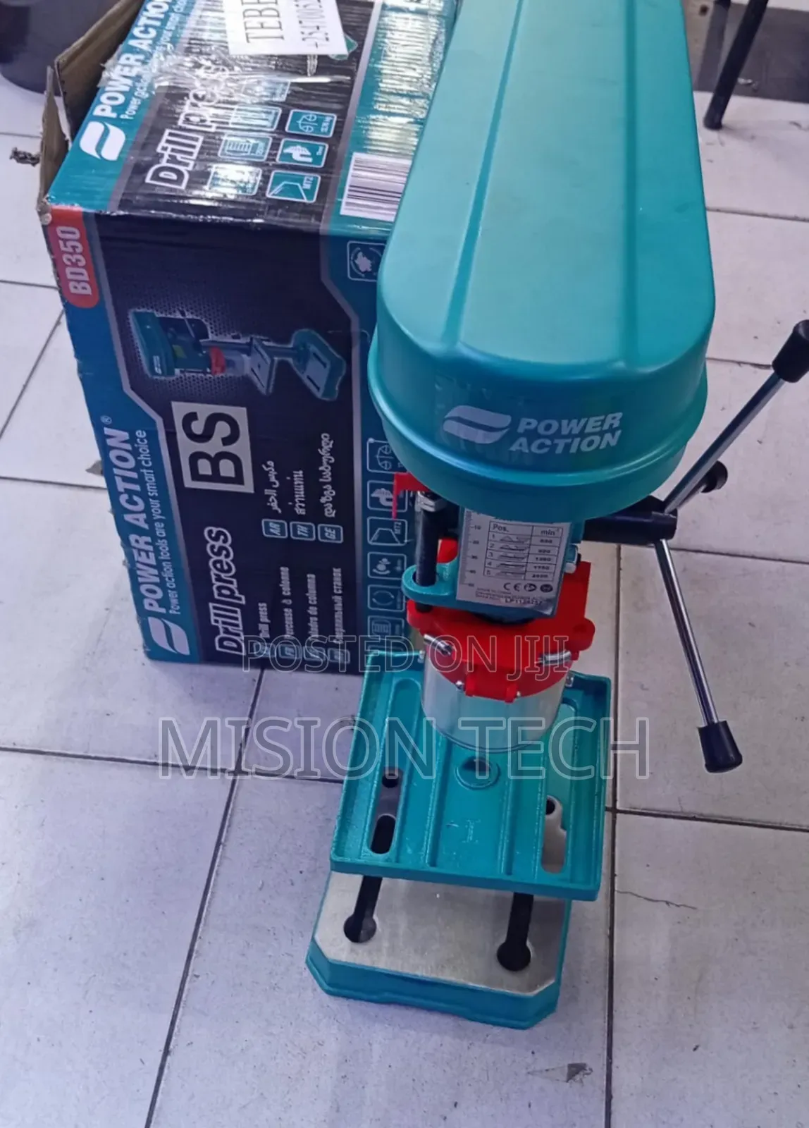 Power Action Bench Drill
13mm Chuck
350watts 