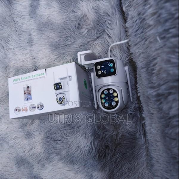 Icsee Dual Lens Ptz Camera Clear Two Way Talk
