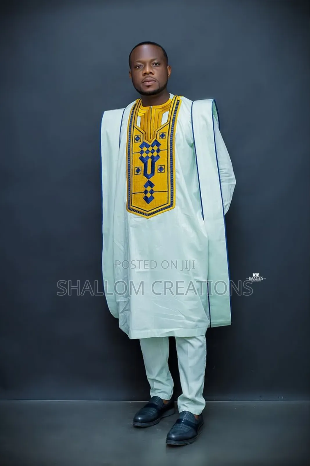 African White Agbada Outfits