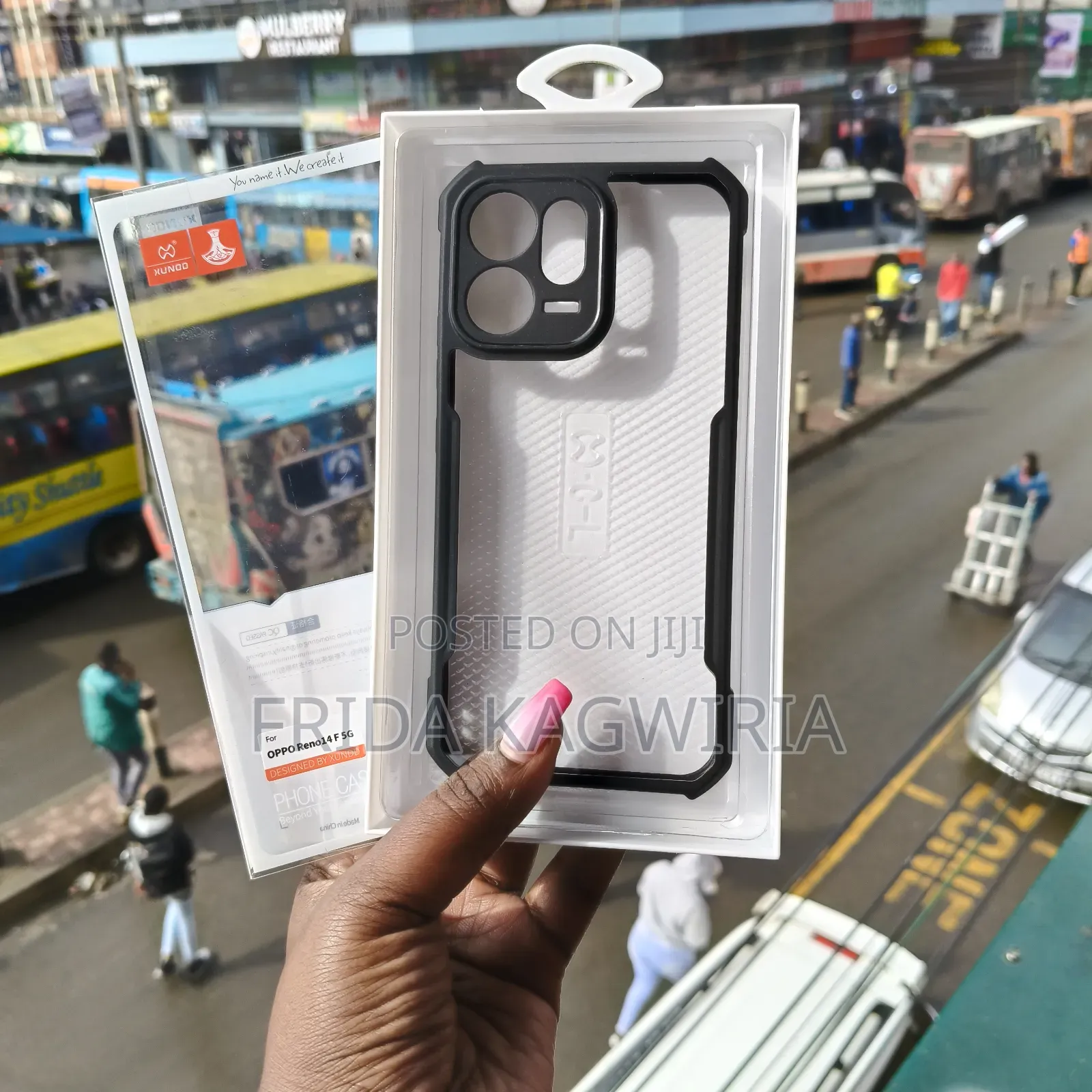Xundd Shockproof Clear Back Cover For Oppo Reno 14f