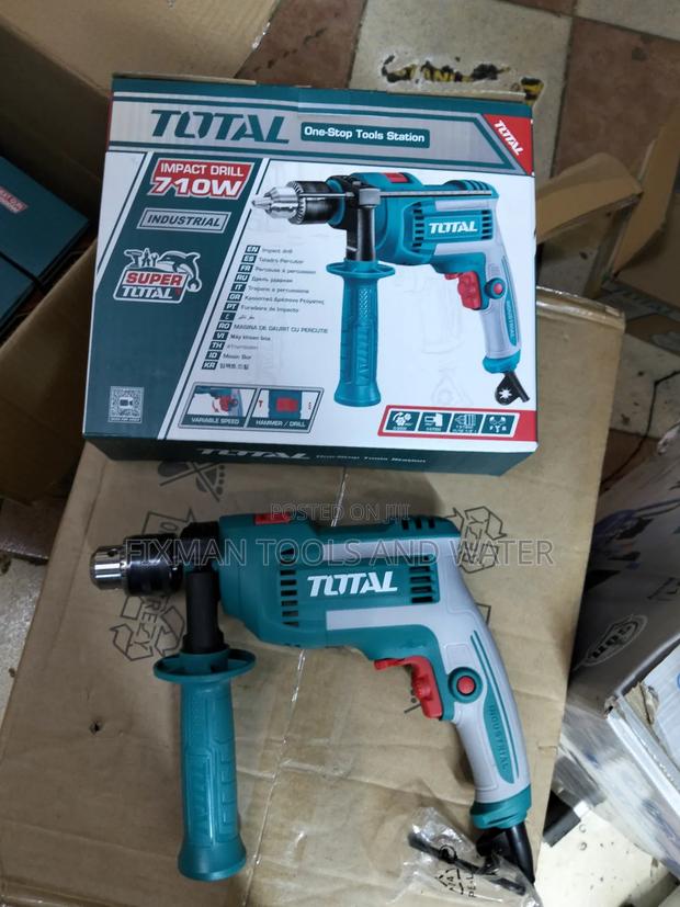 Powerful Total Impact Hammer Drill 710 W 13 Mm Chunk - thumbnail 2