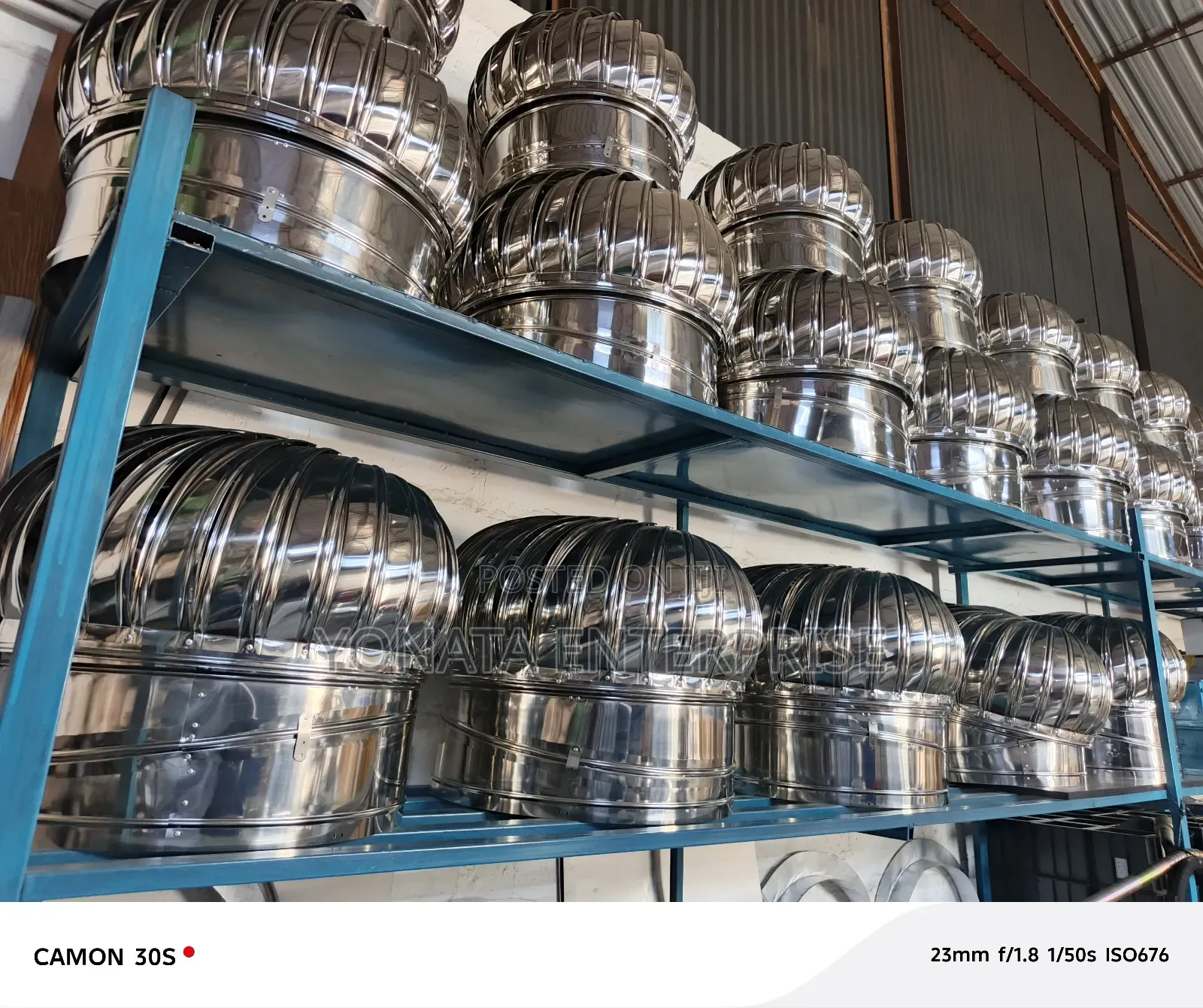 Roof Cyclones Available 500mm