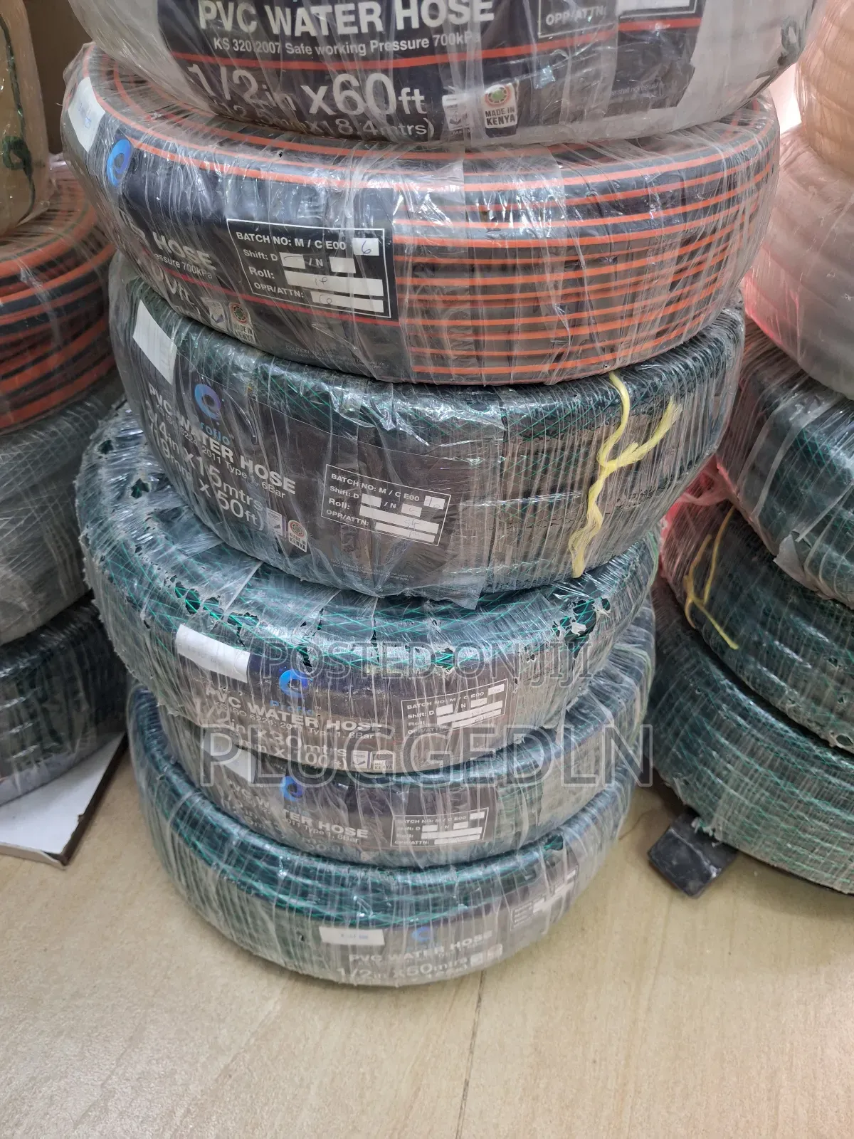 1" Heavy Duty Braided PVC Garden Hose Pipe – 50 Metres