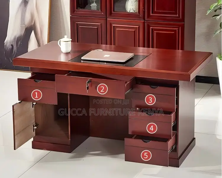 1.2 Meters Mahogany Executive Office Desk