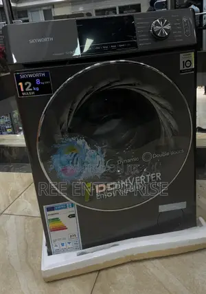 Skyworth  Front Load I--dd Inverter 12kg/8  Wash And Dry