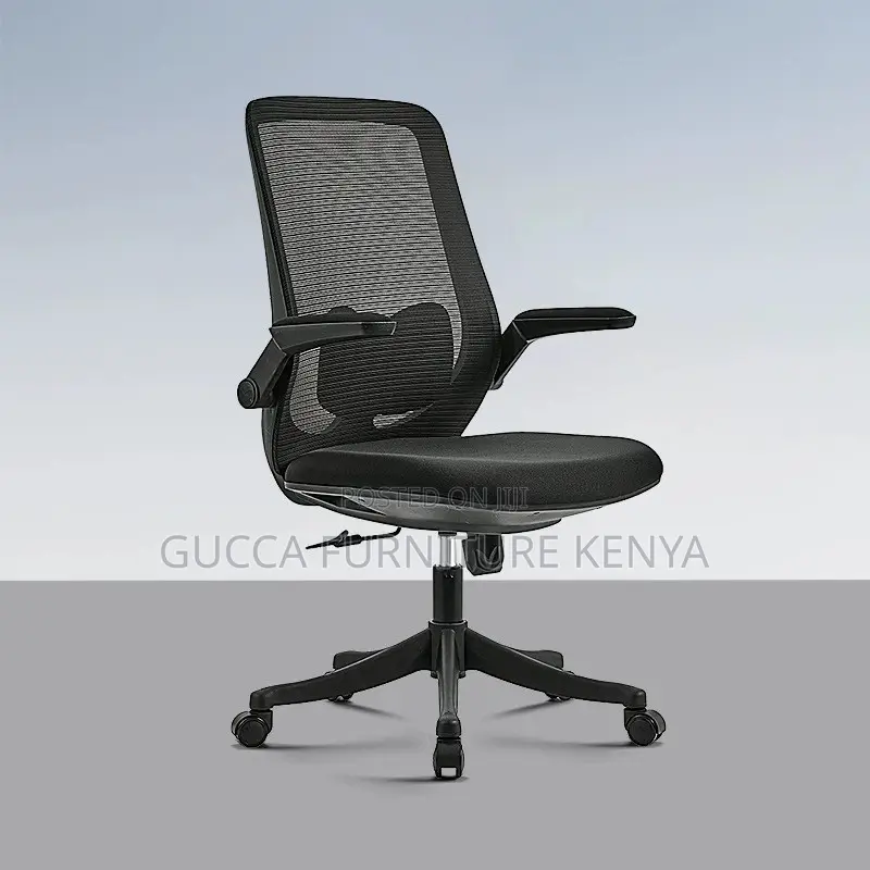 Mid-back Mesh Ergonomic Seat With Flip Armrest