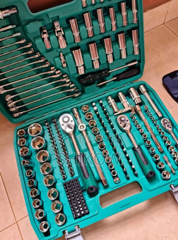 216pcs Mechanical Toolbox Set – Complete Professional Kit