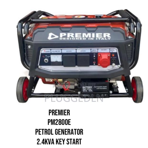 Premier Key Start Pm2800e Petrol Generator. Output: 2.4 Kva. - thumbnail 2