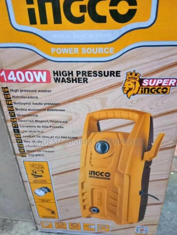 Super Ingco High Pressure Car Wash Machine 1400watts - main view