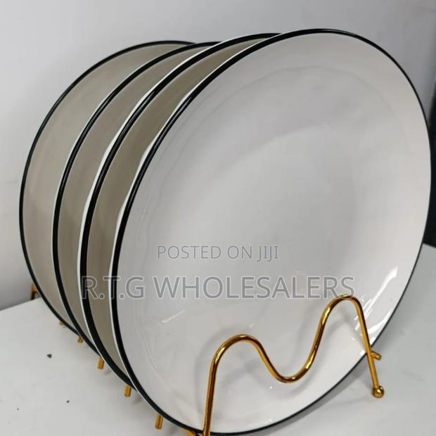 Elegant 4pcs Japanese Dinner Plates