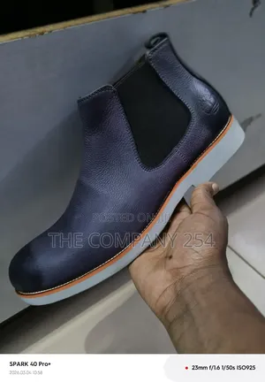 Quality Leather Casual Fendi Clarks Men Official Rubber Sole Boot Shoe