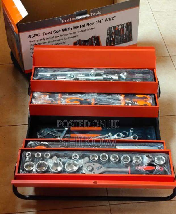 85pcs Mechanical Toolset – Compact Complete